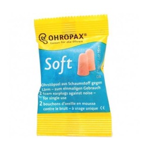 Ohropax Soft Earplugs in Pink Color, 2pcs