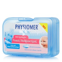 Physiomer Baby Ρινικός Αποφρακτήρας + 5 προστατευιτκά φίλτρα, 1 τμχ.