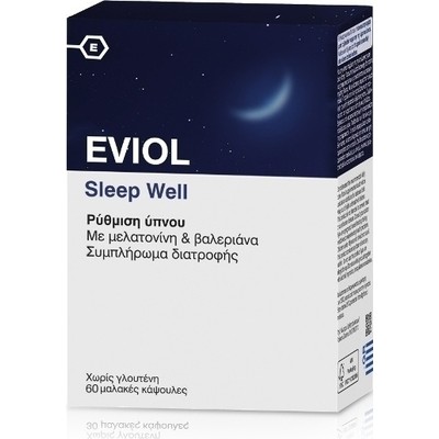 EVIOL Sleep Well For Sleep Regulation x60 Soft Capsules