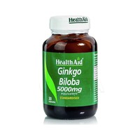 Health Aid Ginkgo Biloba 5000mg 30 Κάψουλες - Συμπ