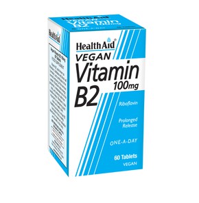 Health Aid Vitamin B2 Rivoflavin 100mg 60 Tablets