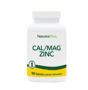 Nature's Plus Cal/Mag/Zinc 1000/500/75mg, 90 Τabs