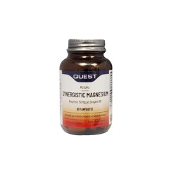 Quest Synergistic Magnesium 150mg With Vitamin B6 Μαγνήσιο & Βιταμίνη B6 60 ταμπλέτες
