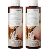 Korres 1+1 Peach Blossom Renewing Body Cleanser 25