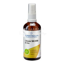 Super Health Colloidal Silver Spray 20PPM - Κολλοειδής Άργυρος, 100ml