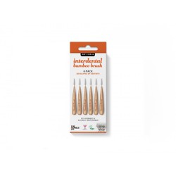 The Humble Co. Bamboo Interdental Brush Orange Size 1 (0.45mm) 6 brushes