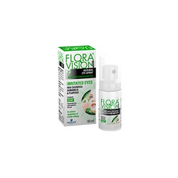 Novax Pharma Flora Vision Irritated Eyes Natural Spray Οφθαλμικό Φυσικό Σπρέι Με Υαλουρονικό Οξύ Για Ερεθισμένα Μάτια 10ml