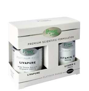 Power Platinum Livapure, 30 Tabs & FREE Vitamin C 