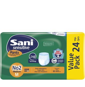 Sani Sensitive Pants No2 Medium Value Pack Pants, 