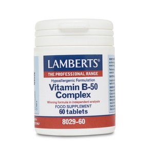 Lamberts Vitamin B-50 Complex 60 Tablets