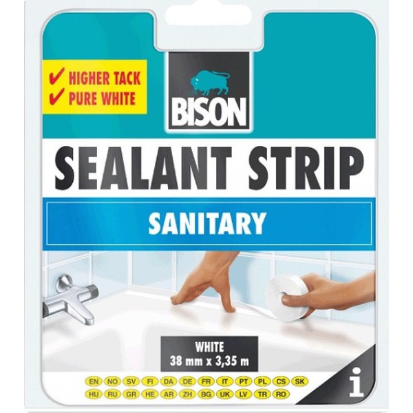 Bison Μονωτική Ταινία Sealant Strip White 13mm x 3