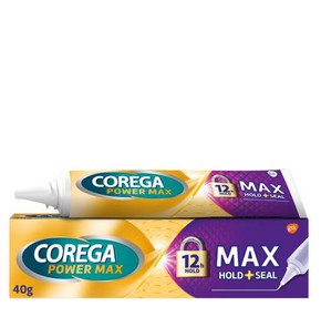 Corega Max Hold & Seal Denture Fixing Cream, 40gr