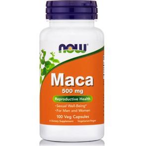 Now Foods Maca 500 mg - 100 Capsules