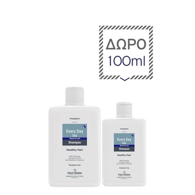 FREZYDERM Every Day Shampoo 200ml +100ml ΔΩΡΟ