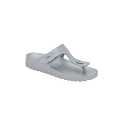 Scholl Bahia Flip Flop Women's Anatomic Slippers Silver No.40 1 pair