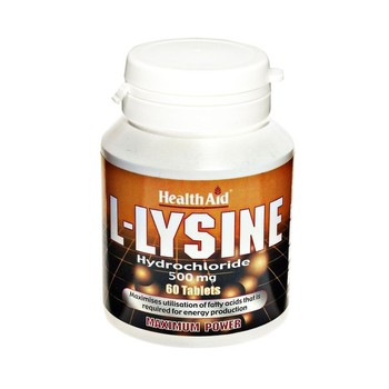 HEALTH AID L-LYSINE 500mg 60TABS