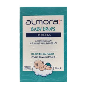 Almora Plus Baby Drops Βρεφικά Προβιοτικά 8ml