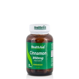 Health Aid Cinnamon 850mg, 30caps