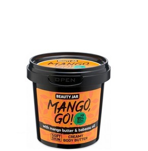 Beauty Jar “Mango, Go!” Κρεμώδες Βούτυρο Σώματος, 