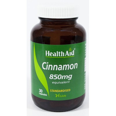 HEALTH AID Cinnamon 850mg 30caps