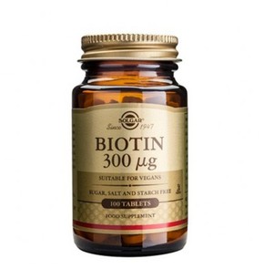 Solgar Biotin 300μg 100 Tablets