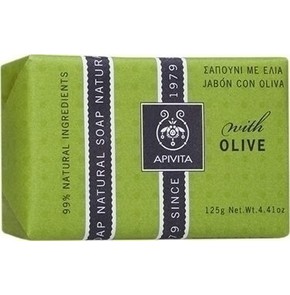Apivita Natural Soap Olive for dry skin,125gr