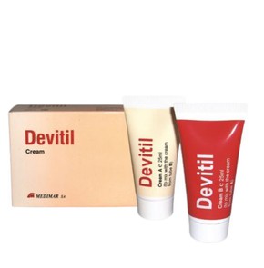 Medimar Devitil Cream Packaging Contains Two Tubes