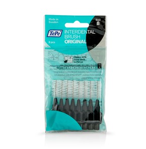 TePe Intermediate Brushes 1.5mm Black ,8 Pcs