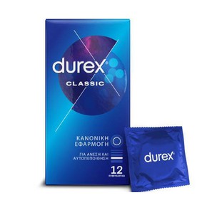 Durex Classic Condoms, 12pcs
