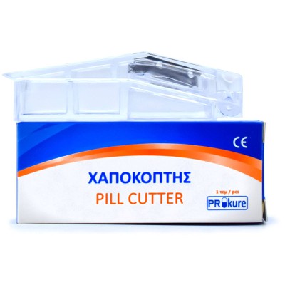 Procure Pill Cutter Χαποκόπτης Διάφανος Με Δύο Θέσεις