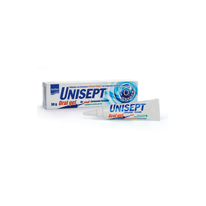 UNISEPT Oral gel στοματική γέλη για έλκη & πληγές 