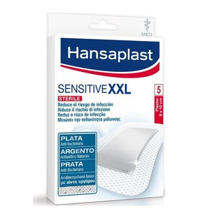 Hansaplast Sensitive XXL Strips (8x10cm), 5pcs