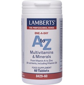 Lamberts A to Z Multivitamins, 60 tabs (8429-60)
