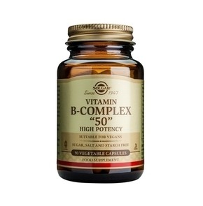 Vitamin B-Complex 50 (50 Φυτικές Κάψουλες)