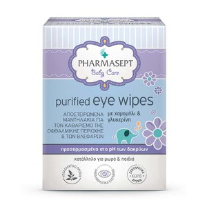 PHARMASEPT Baby purified eye wipes10 τμχ