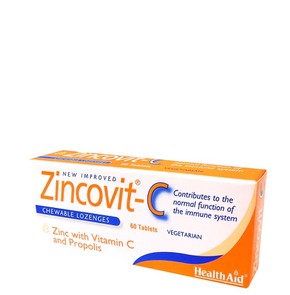 Health Aid Zincovit C Ψευδάργυρος, Βιταμίνη C & Πρ