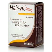 Health Aid Hairvit - Υγιή Μαλλιά, 90 caps 