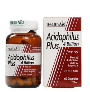 Health Aid Acidophilus Plus 4 Billion 30 Capsules