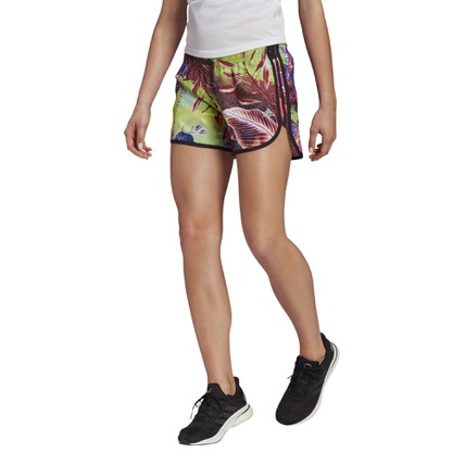adidas women marathon 20 floral shorts (GM6828)