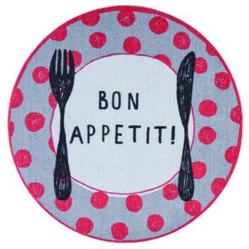Πατάκι Εισόδου (Φ67cm) Cook&Wash 401 Red Dots Bon Appetit Sdim
