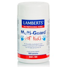 Lamberts MULTI GUARD For KIDS - Πολυβιταμίνη, 100 tabs (8461-100)
