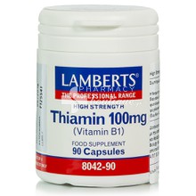 Lamberts THIAMIN 100mg (Vit B1), 90caps (8042-90)