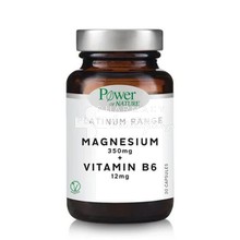 Power Health Platinum Magnesium 350mg + Vitamin B6 12mg, 30 caps