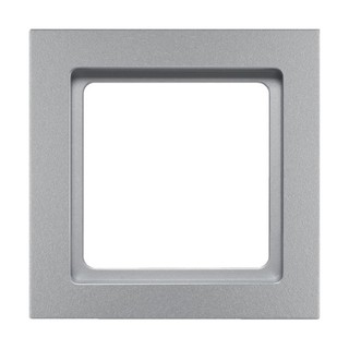 Berker Q.3 Πλαίσιο 1 Θέσης White Aluminium 1011609