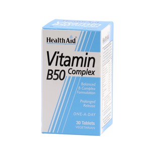 HEALTH AID Vitamin B50 complex 30tabs