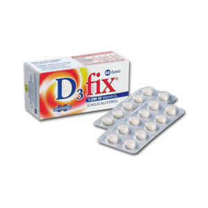D3 FIX 1200IU Vitamin D3 60tabs