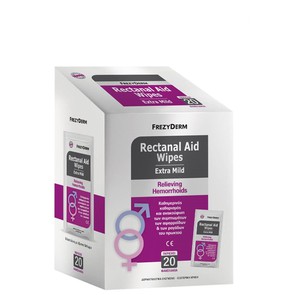 Frezyderm Rectanal Aid Wipes Hemorrhoid Soothing W