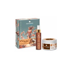 Messinian Spa Promo Bronze Shimmering Dry Oil 100ml & Sugar Body Scrub Chocolate & Caramel Fudge 250ml