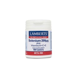 Lamberts Selenium 200mg Plus ACE Is A Vital Component Of The Body's Defense Mechanisms 100 Tablets