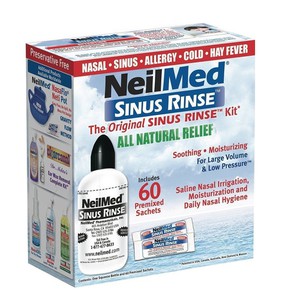 Sinus Rinse Kit Nasal System & 60 Sachets